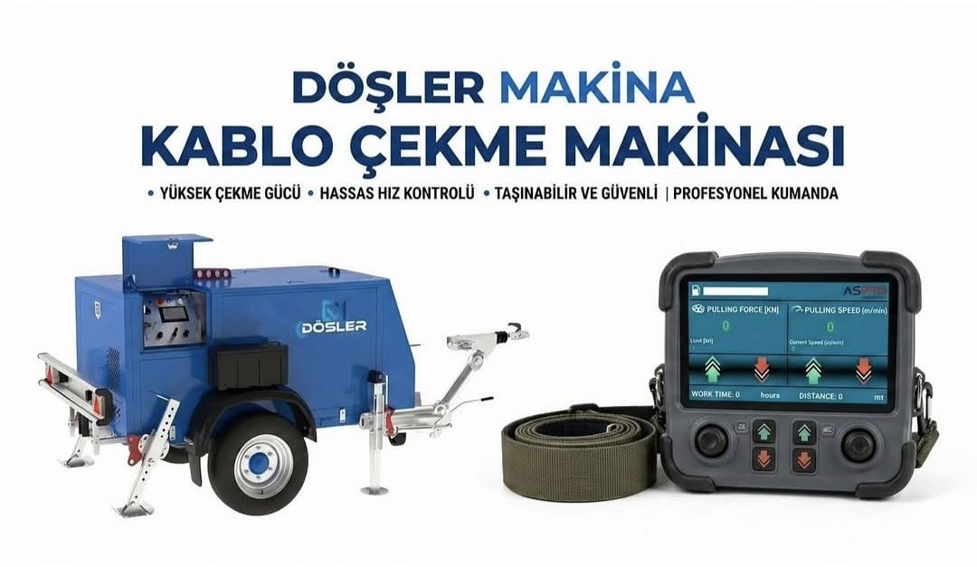 Elektrikli Capsten Kablo Çekme Makinalarımız Stoklarımıza Girmiştir.